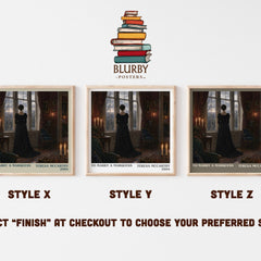 To Marry a Marquess literary print in frame leaning in hallway – romance wall art