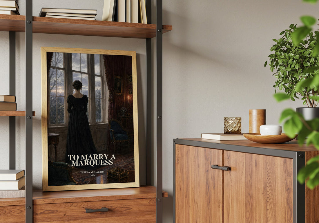 To Marry a Marquess book watercolour illustration paper finish options – matte satin gloss