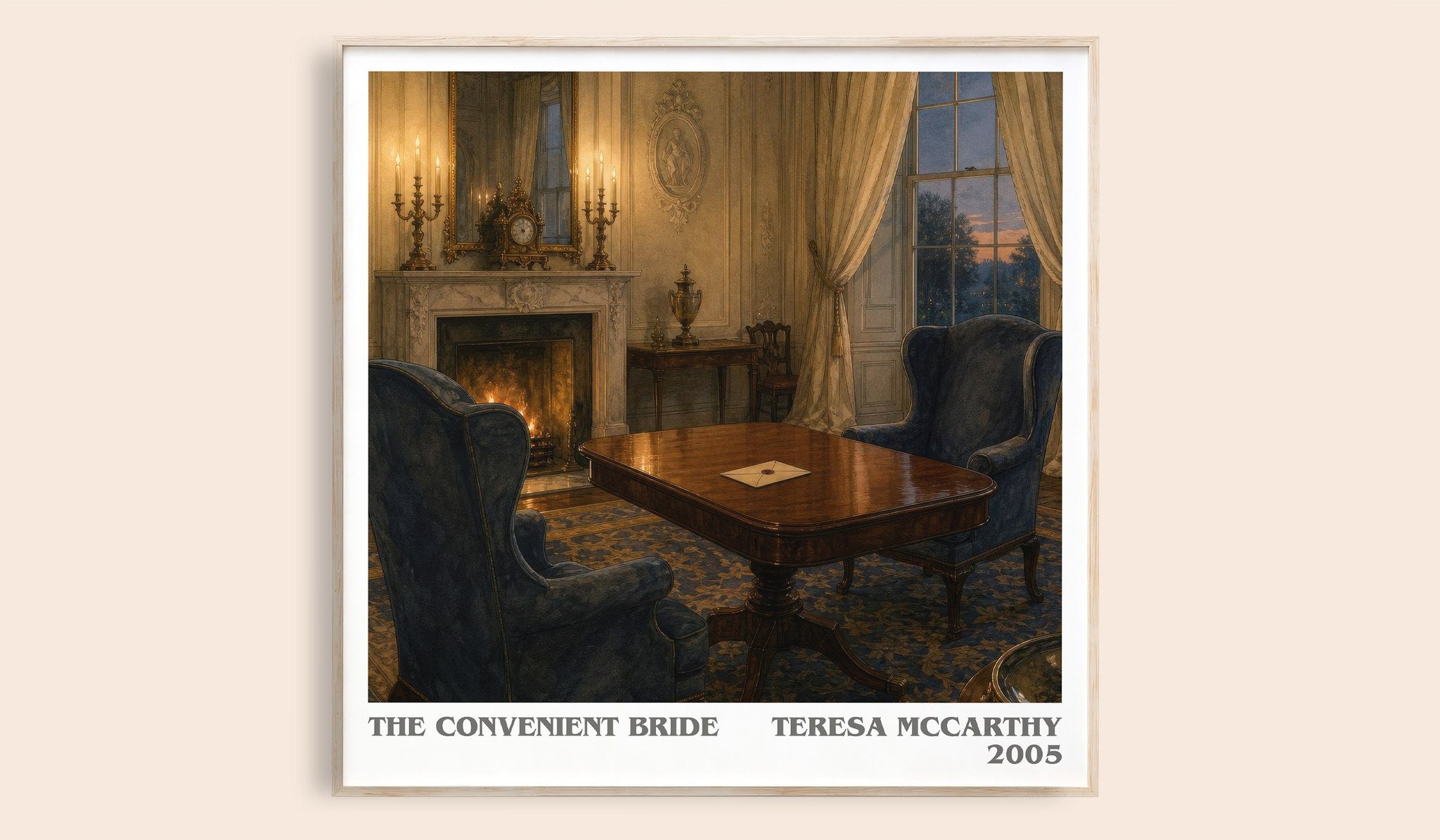 The Convenient Bride Literary Art Print by Teresa McCarthy