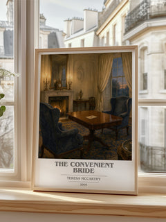 The Convenient Bride book cover poster colour and style options – Teresa McCarthy book art