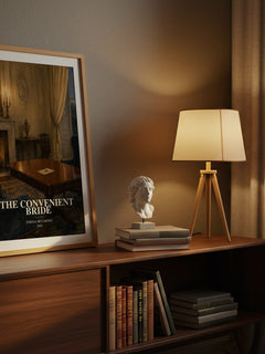 The Convenient Bride watercolour print on bookshelf – Teresa McCarthy fan gift