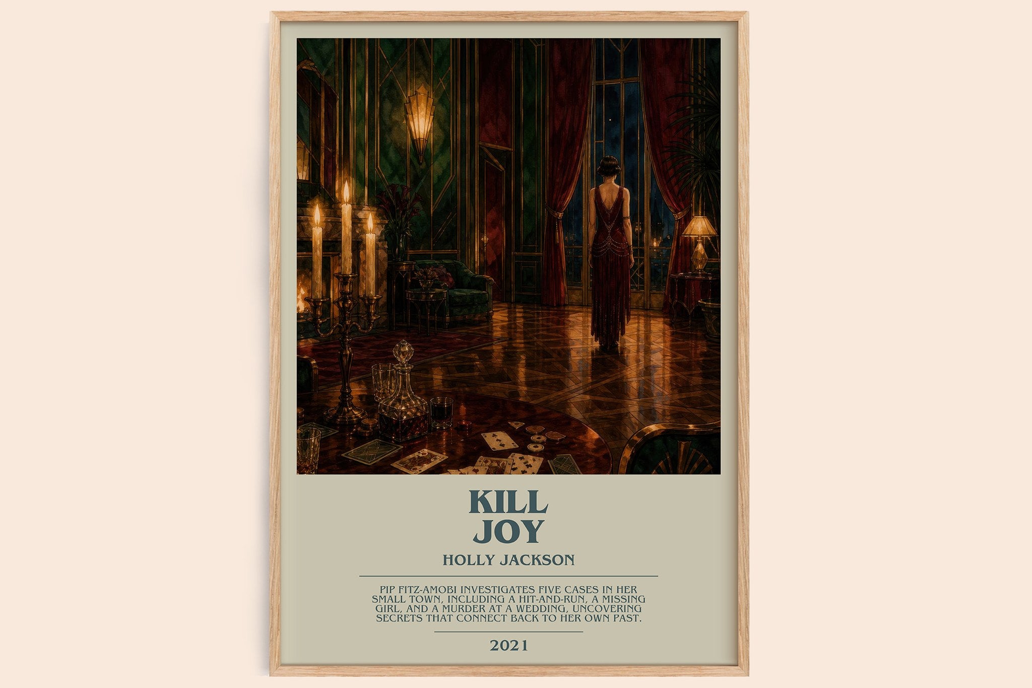 Kill Joy Bookish Wall Art by Holly Jackson