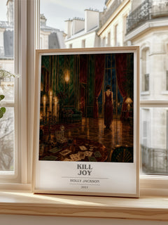 Kill Joy book cover poster colour and style options – Holly Jackson book art