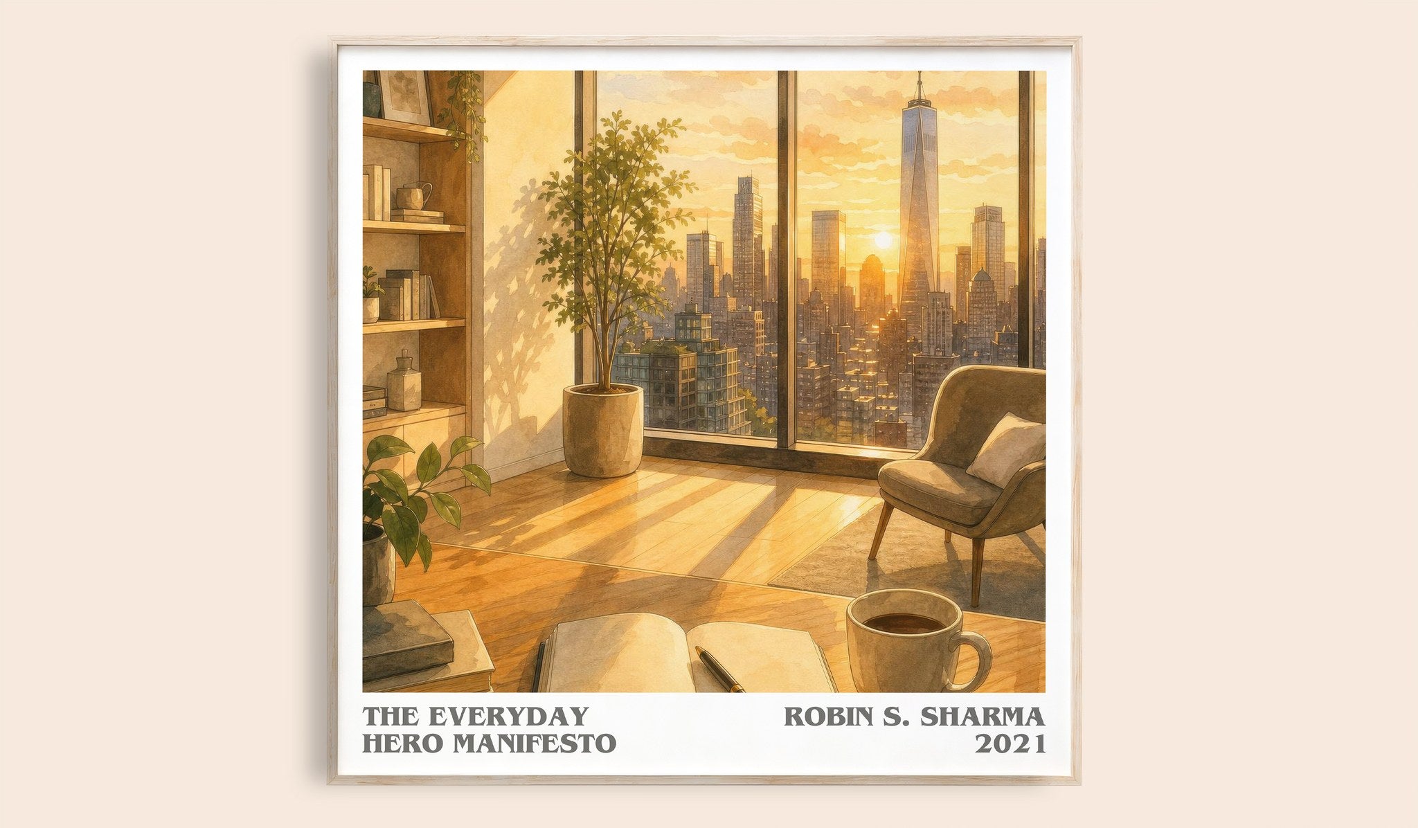 The Everyday Hero Manifesto Literary Art Print by Robin S. Sharma