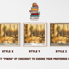The Everyday Hero Manifesto literary print in frame leaning in hallway – non fiction wall art