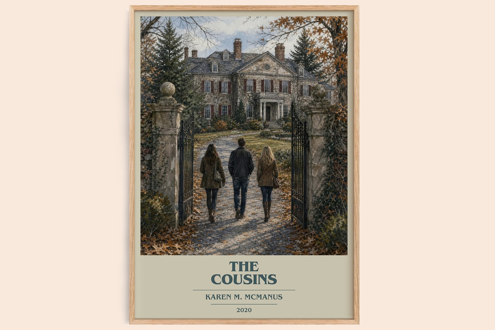 The Cousins Book Cover Poster by Karen M. McManus