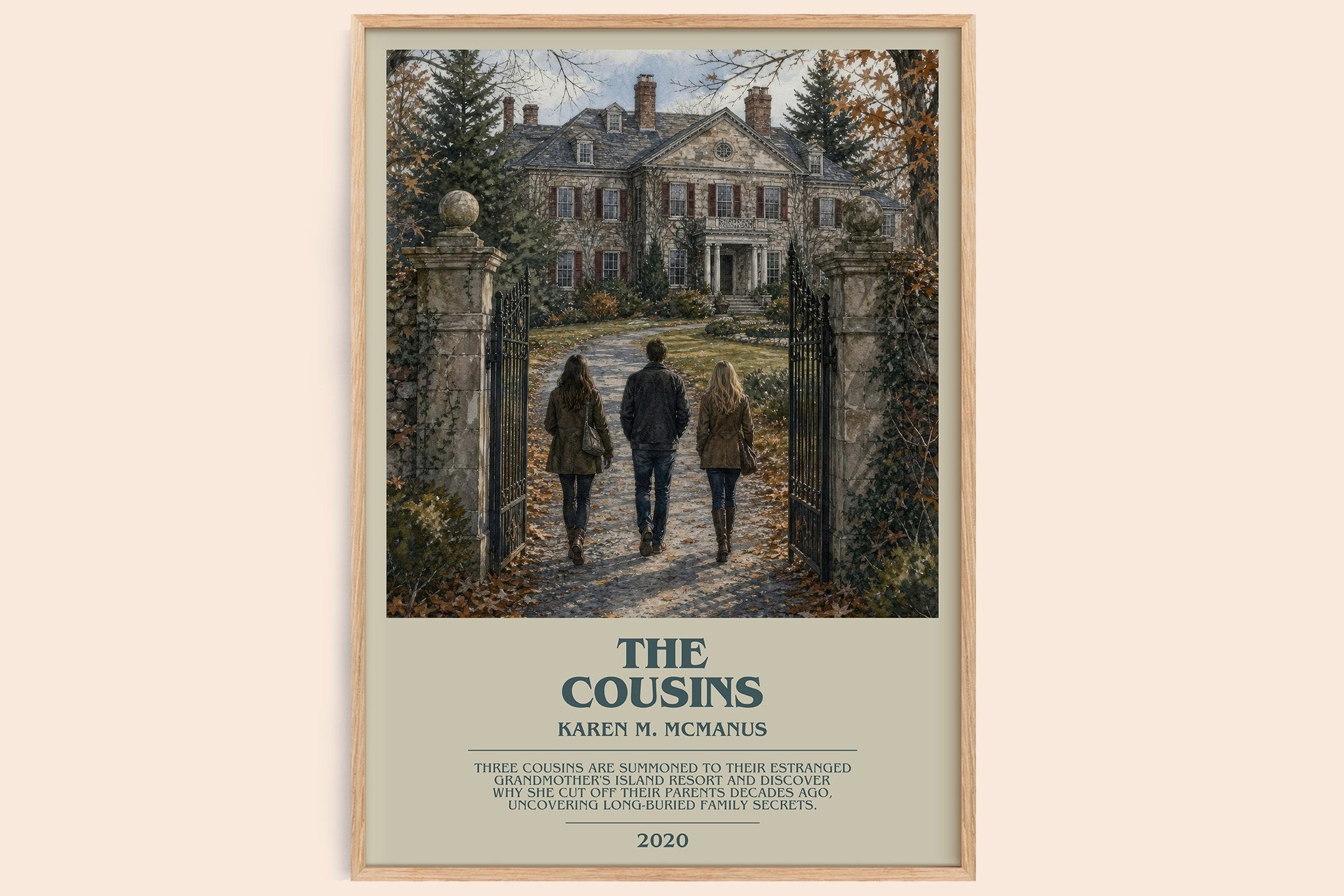 The Cousins Bookish Wall Art by Karen M. McManus