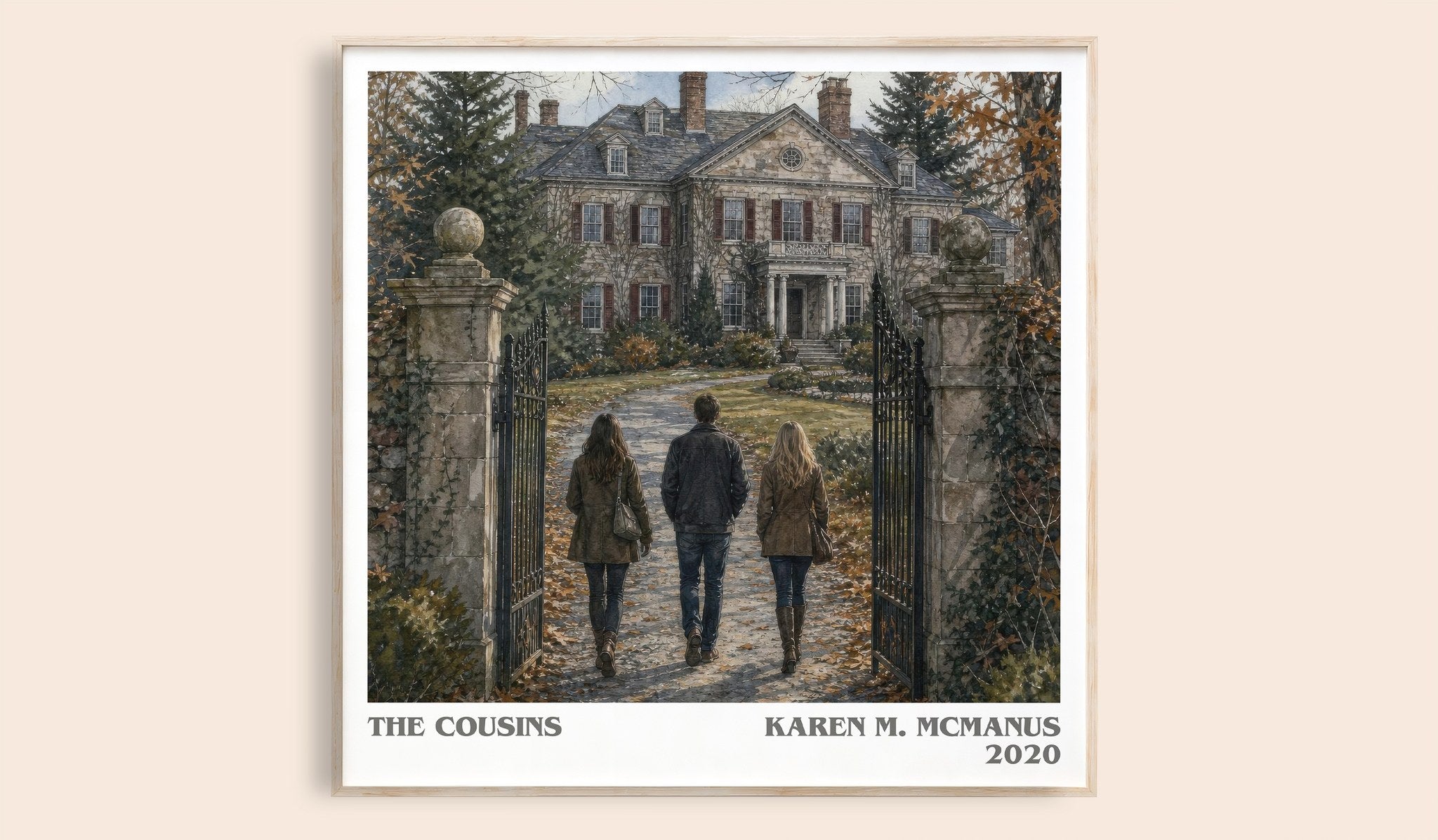 The Cousins Literary Art Print by Karen M. McManus