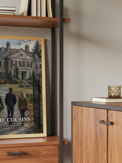 The Cousins book watercolour illustration paper finish options – matte satin gloss