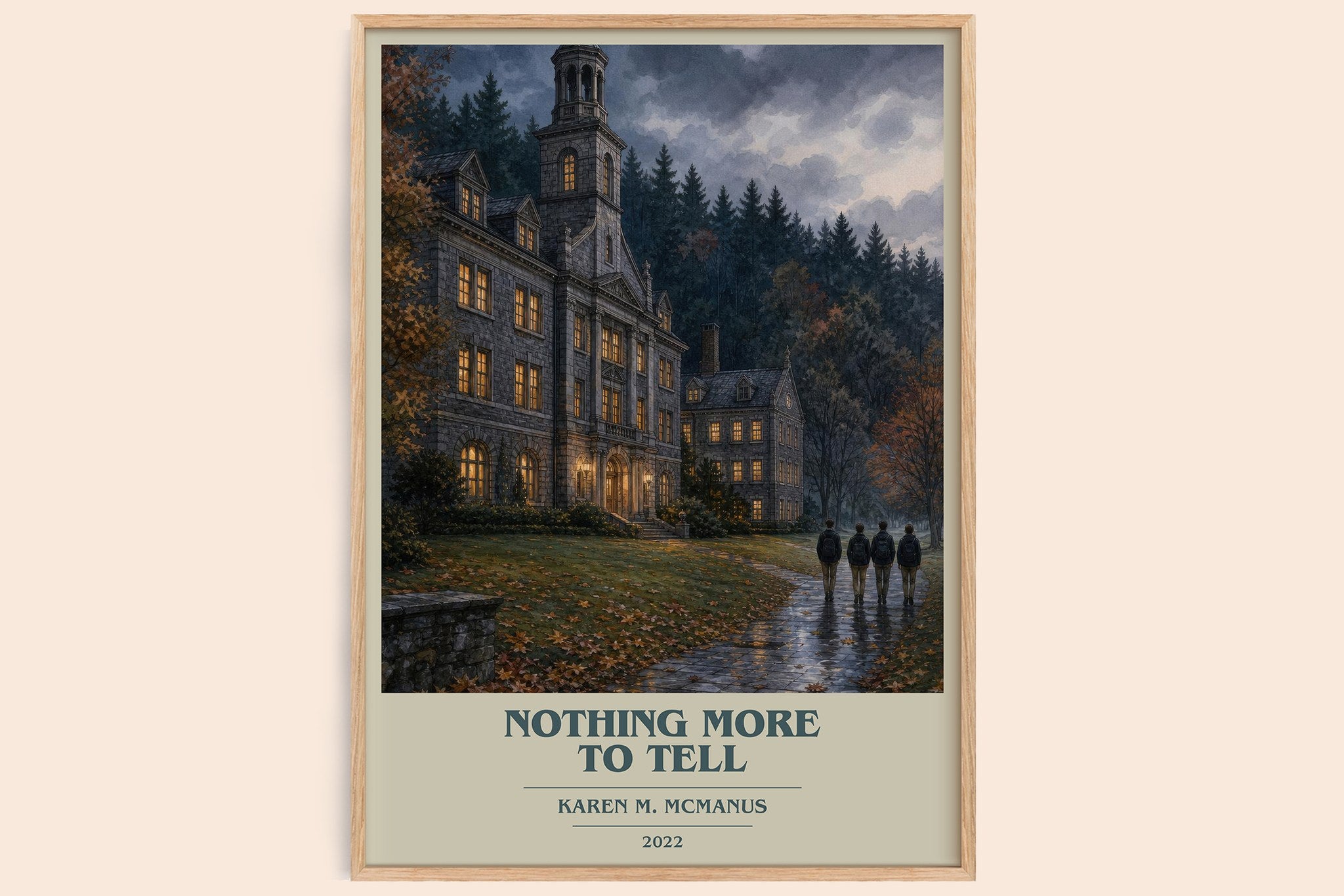 Nothing More to Tell Book Cover Poster by Karen M. McManus