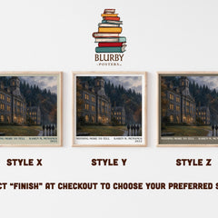 Nothing More to Tell literary print in frame leaning in hallway – young adult wall art