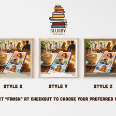 Love Wager literary print in frame leaning in hallway – romance wall art