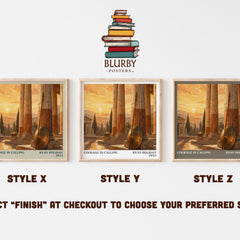 Courage Is Calling literary print in frame leaning in hallway – philosophy wall art