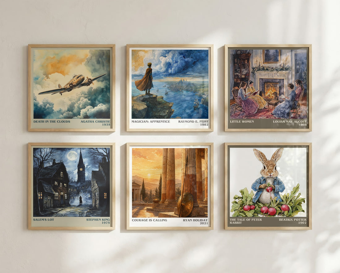 Courage Is Calling literary art print colour and style options – Ryan Holiday book art