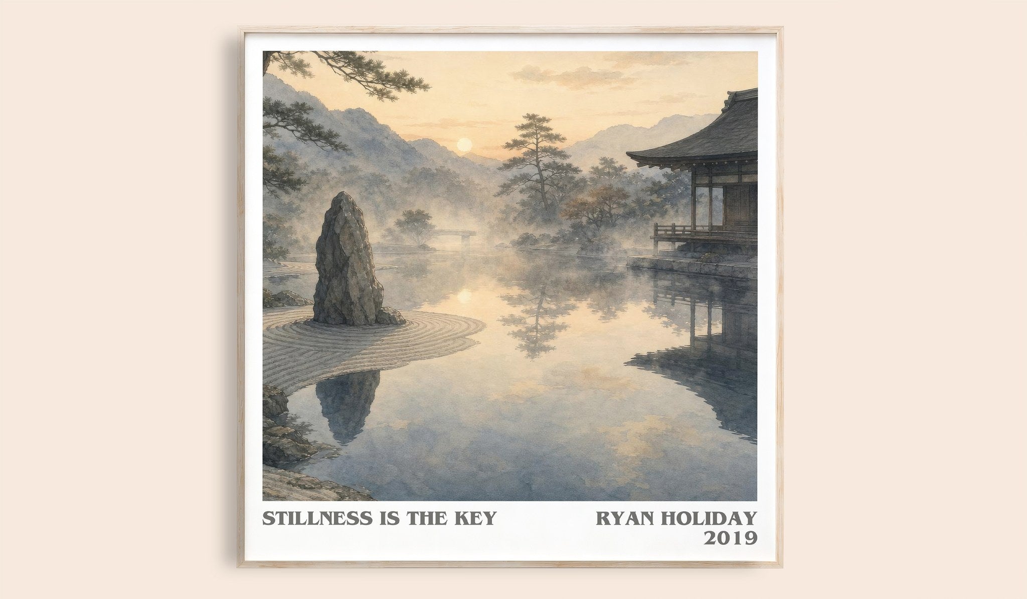 Stillness Is the Key Literary Art Print by Ryan Holiday