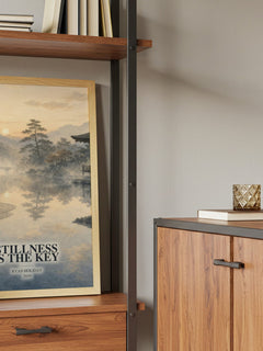 Stillness Is the Key book watercolour illustration paper finish options – matte satin gloss