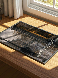 The Long Dark Tea-Time of the Soul watercolour book poster framed on wall – fantasy wall art