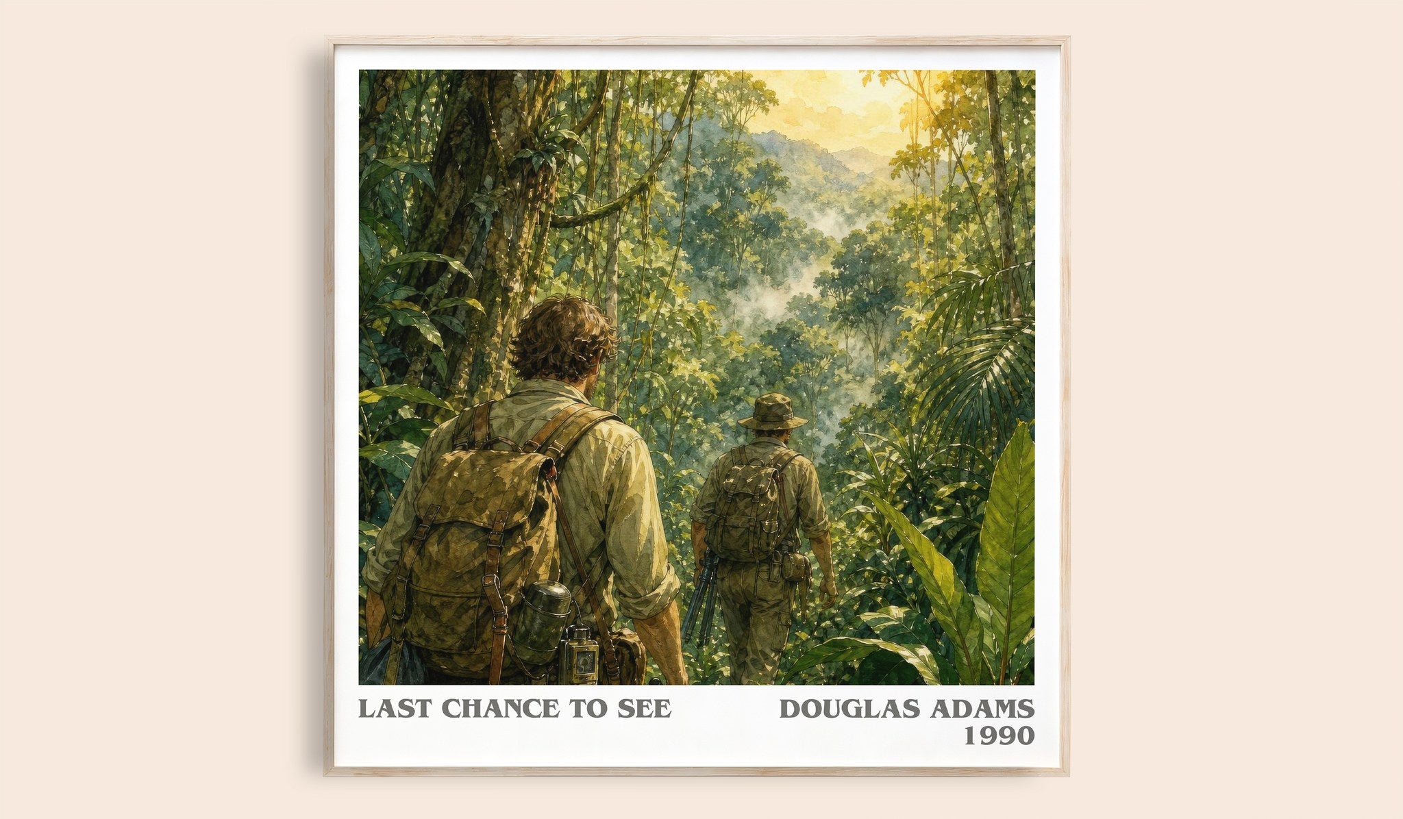 Last Chance to See Literary Art Print by Douglas Adams