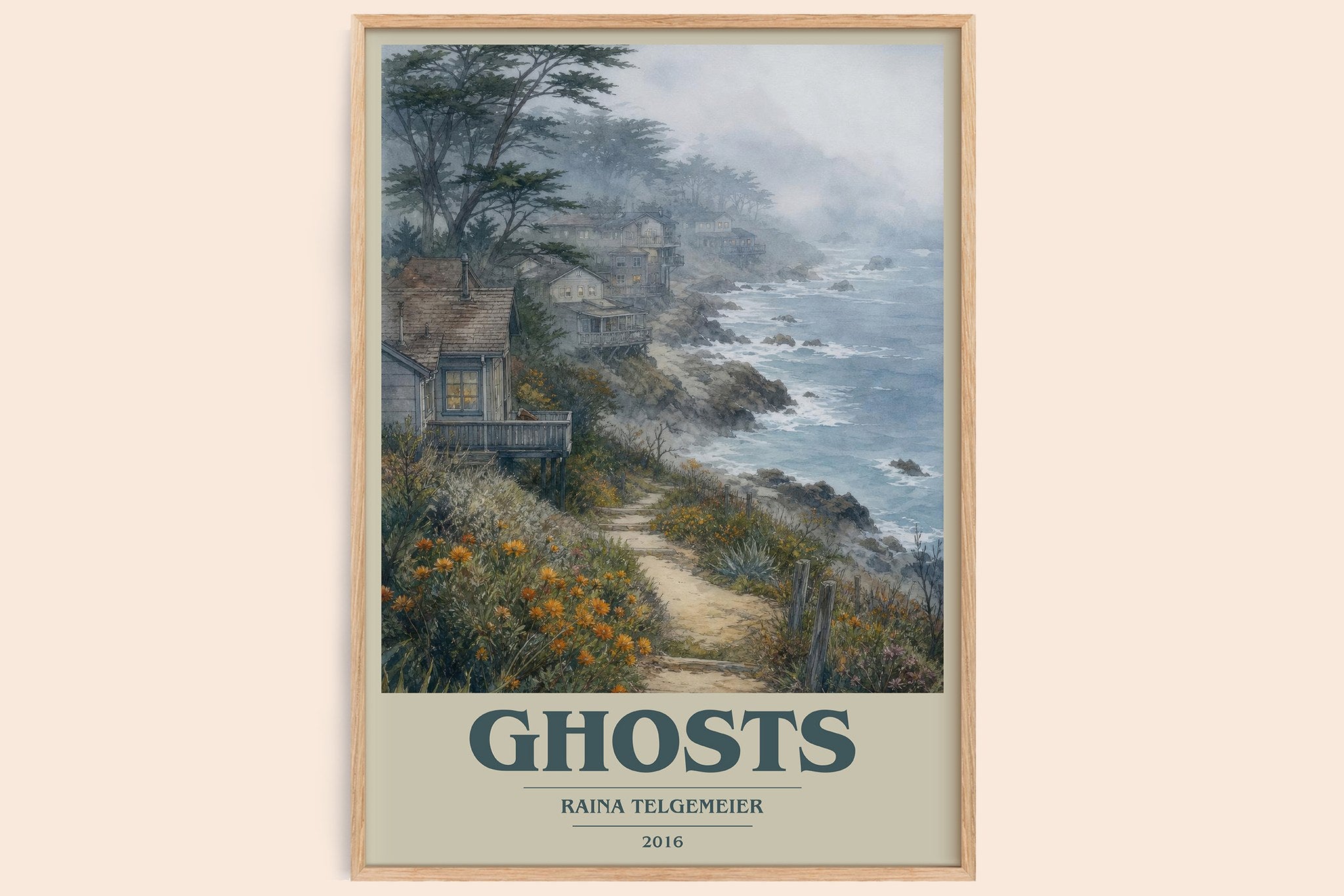 Ghosts Book Cover Poster by Raina Telgemeier
