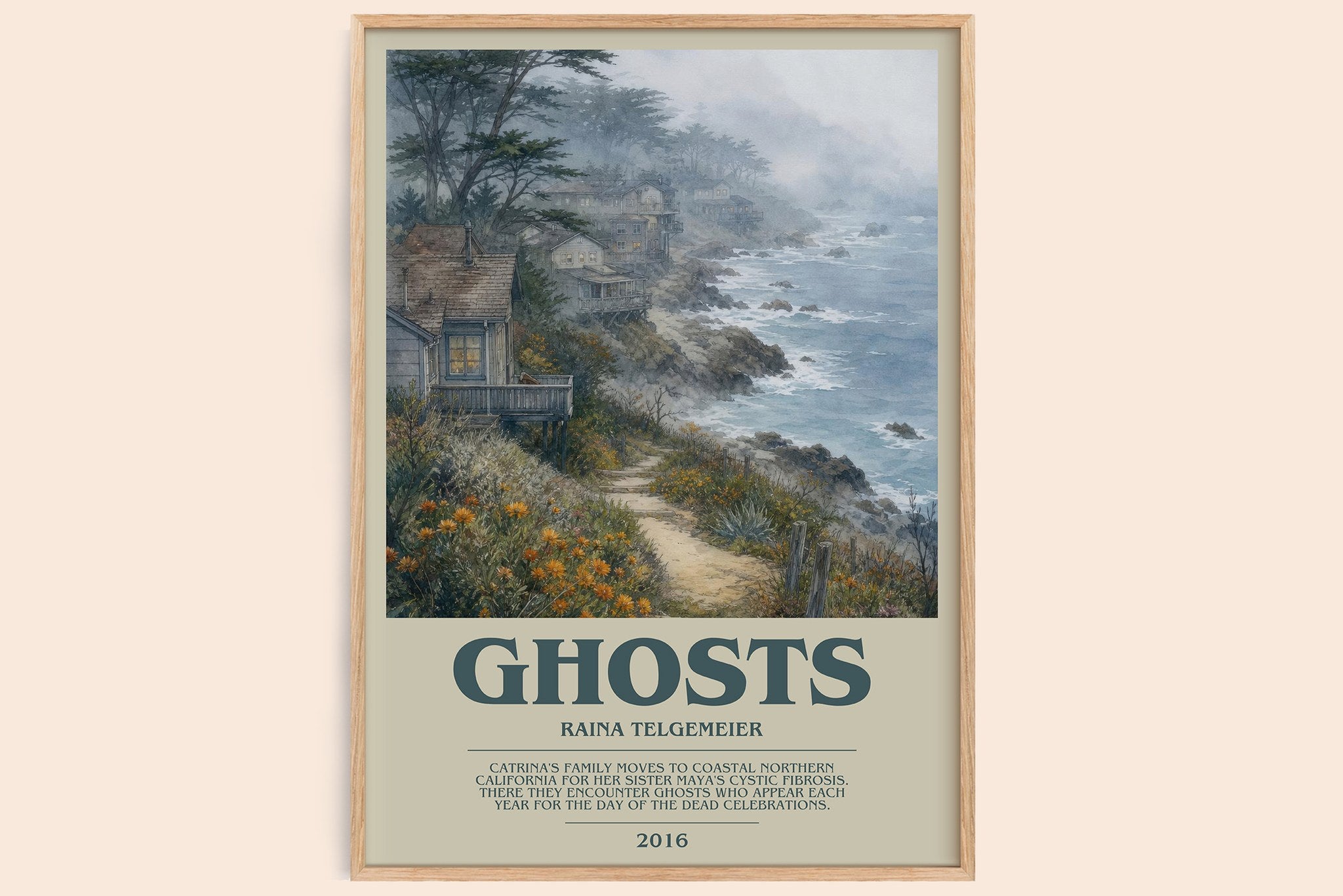 Ghosts Bookish Wall Art by Raina Telgemeier