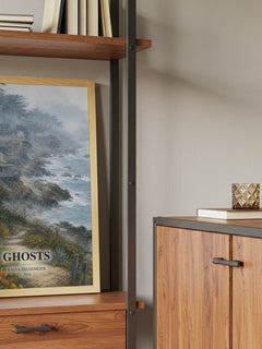 Ghosts book watercolour illustration paper finish options – matte satin gloss