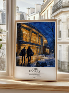 The Legacy book cover poster colour and style options – Elle Kennedy book art