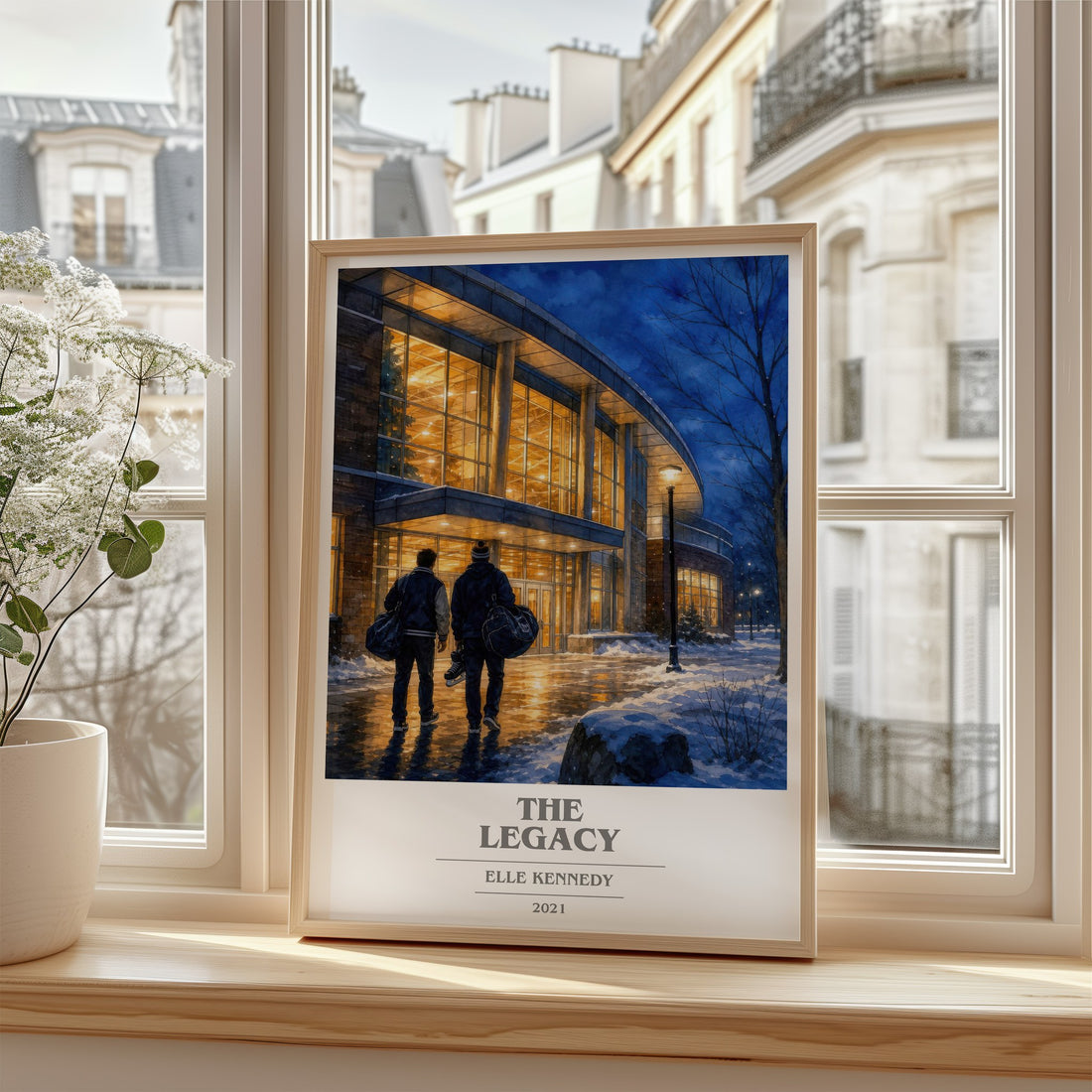 The Legacy book cover poster colour and style options – Elle Kennedy book art