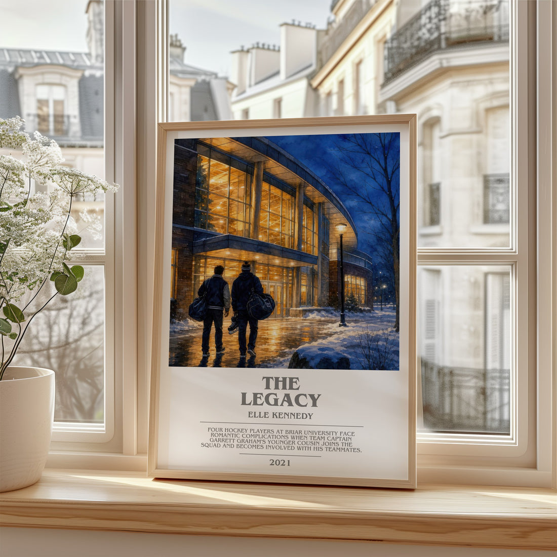 The Legacy bookish poster colour and style options – Elle Kennedy book art
