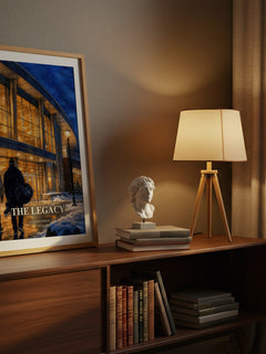 The Legacy watercolour print on bookshelf – Elle Kennedy fan gift