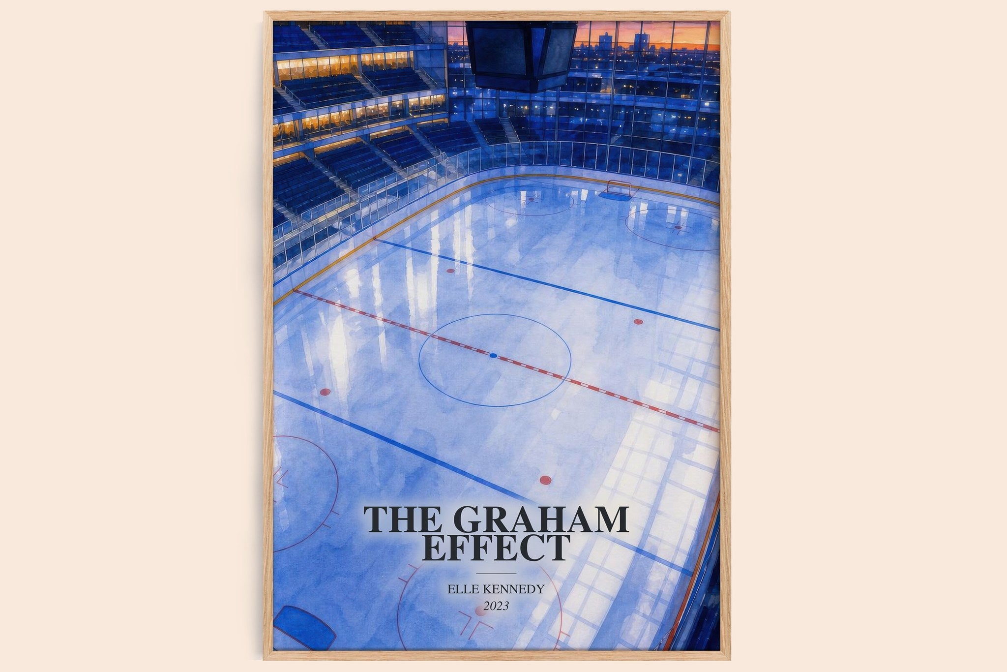 The Graham Effect Book Watercolour Illustration by Elle Kennedy