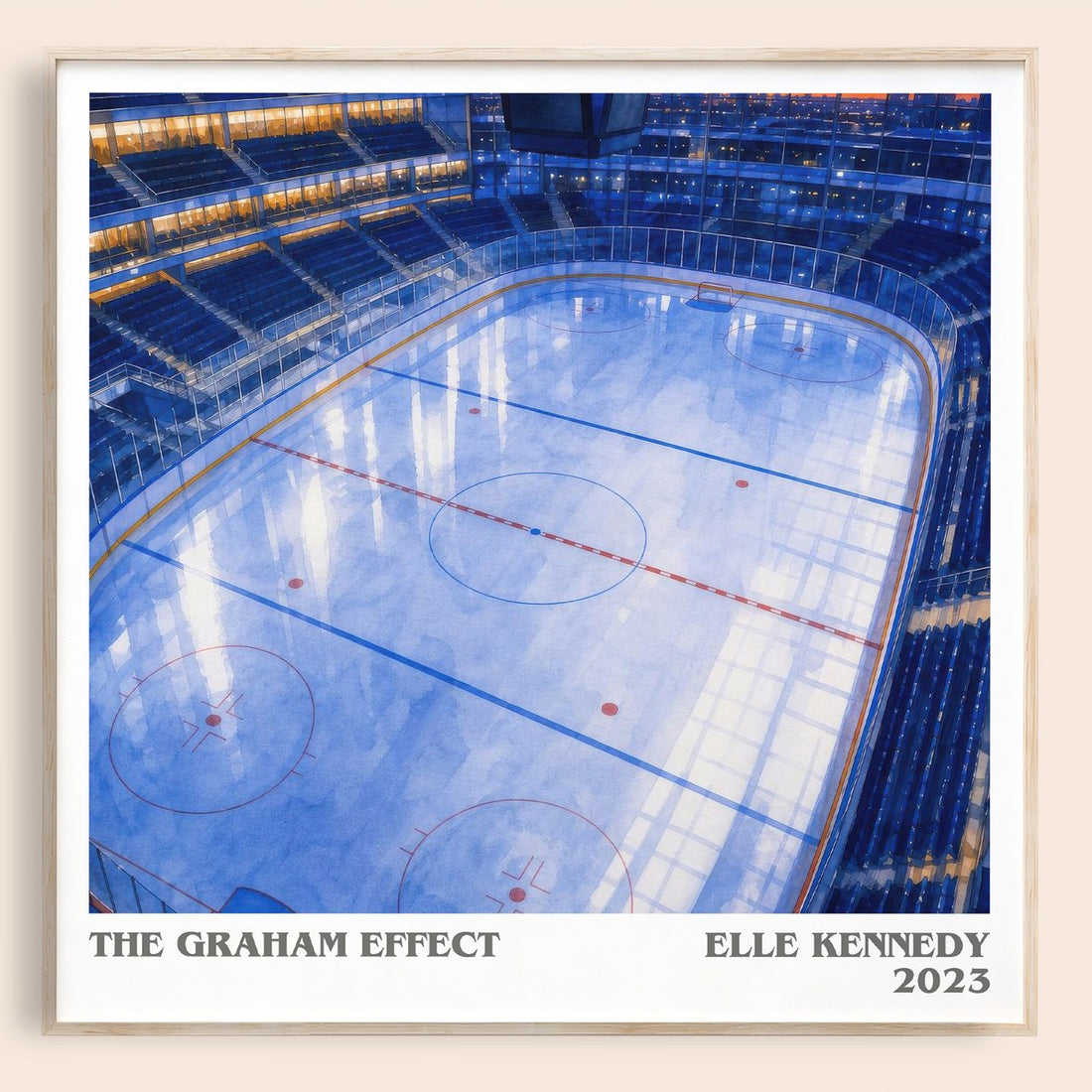 The Graham Effect literary book poster by Elle Kennedy – framed literary art print