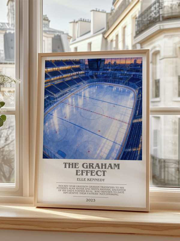 The Graham Effect bookish poster colour and style options – Elle Kennedy book art