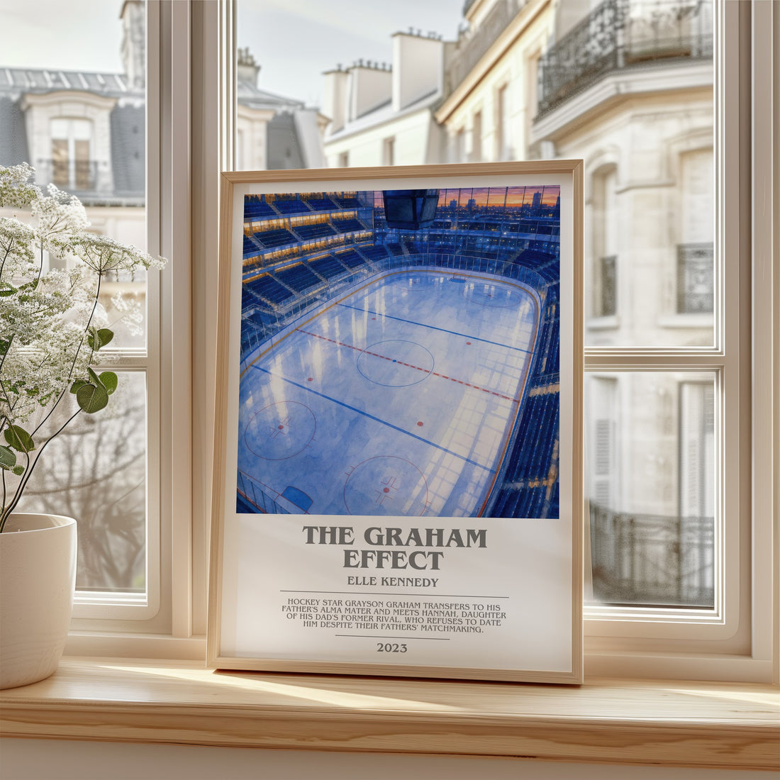 The Graham Effect bookish poster colour and style options – Elle Kennedy book art (mockup)