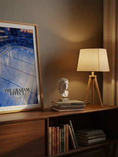 The Graham Effect watercolour print on bookshelf – Elle Kennedy fan gift