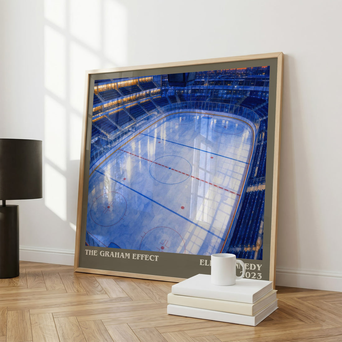 The Graham Effect literary print framed by window – literary home decor