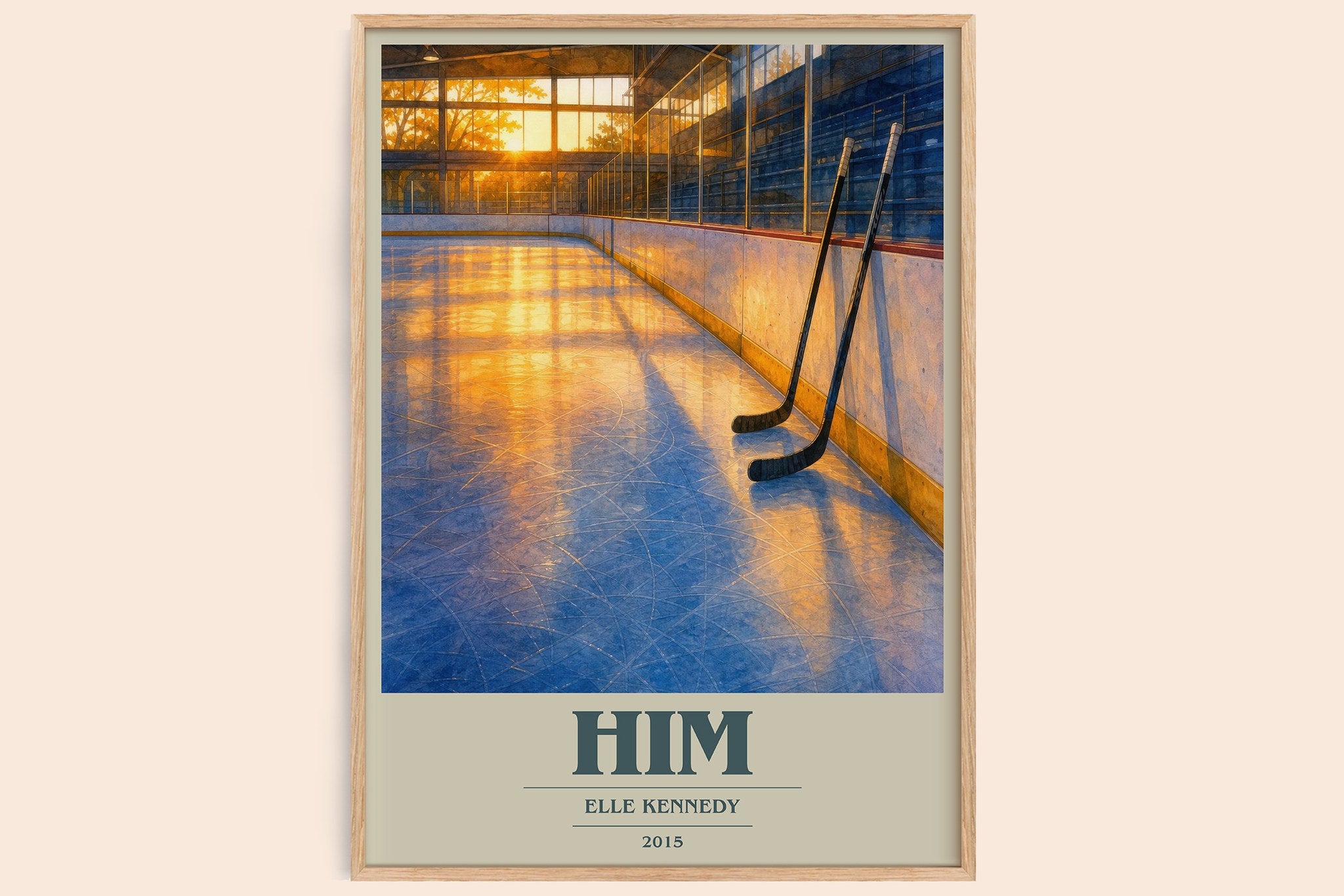 Him Book Cover Poster by Elle Kennedy