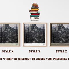 The Fever Code literary print in frame leaning in hallway – dystopian wall art
