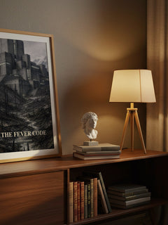 The Fever Code watercolour print on bookshelf – James Dashner fan gift