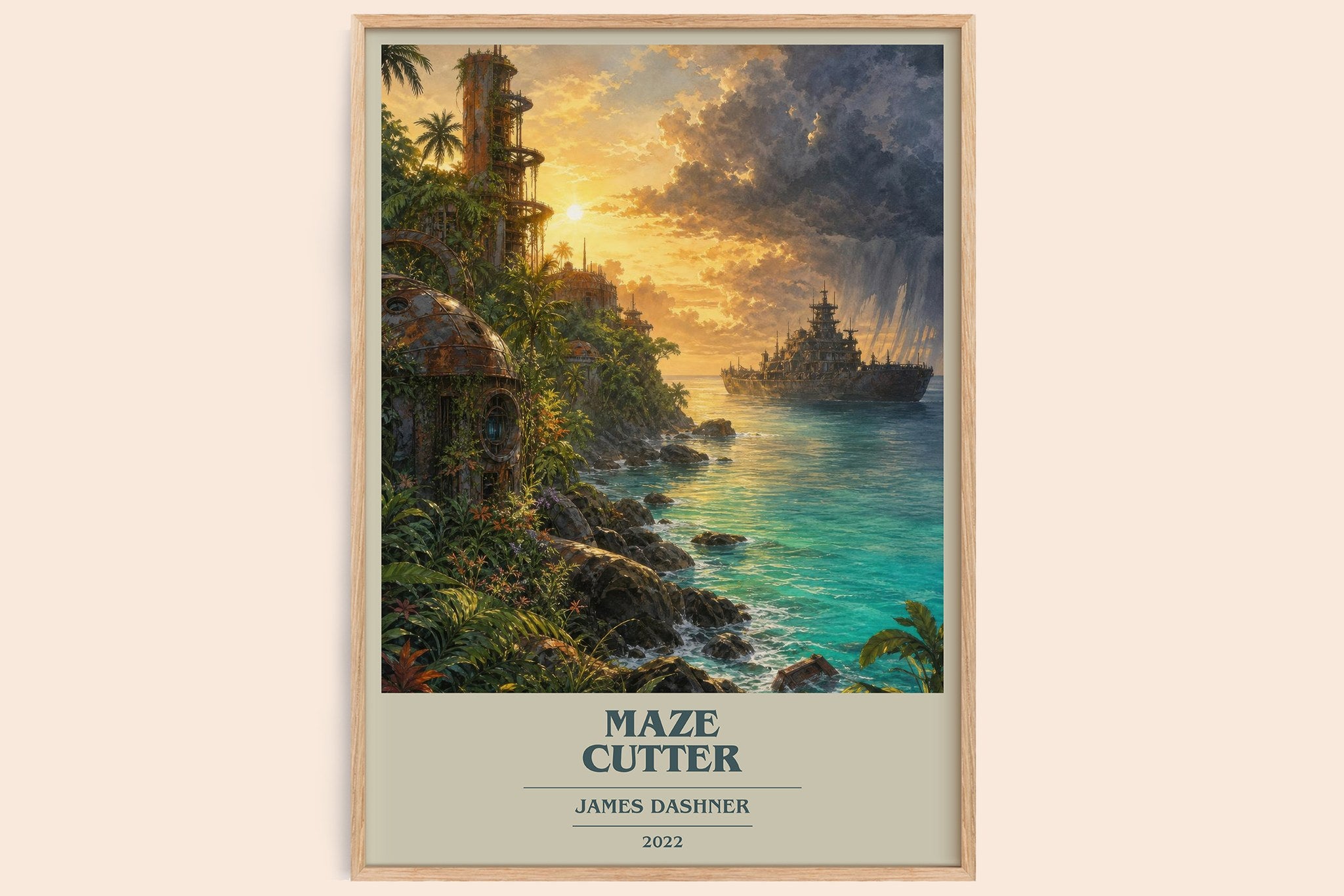 Maze Cutter Book Cover Poster by James Dashner