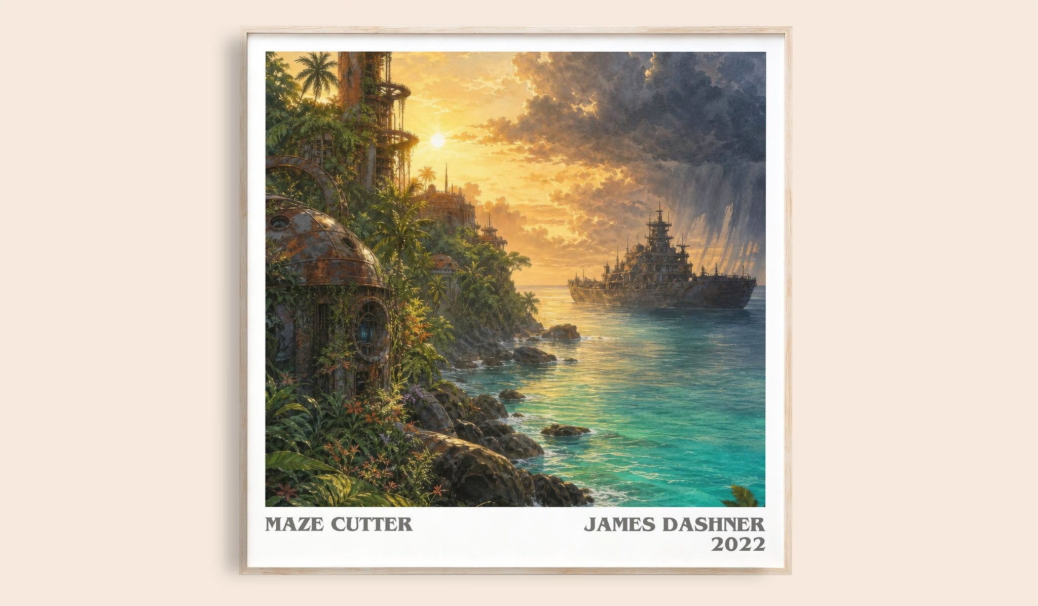 Maze Cutter Literary Art Print by James Dashner
