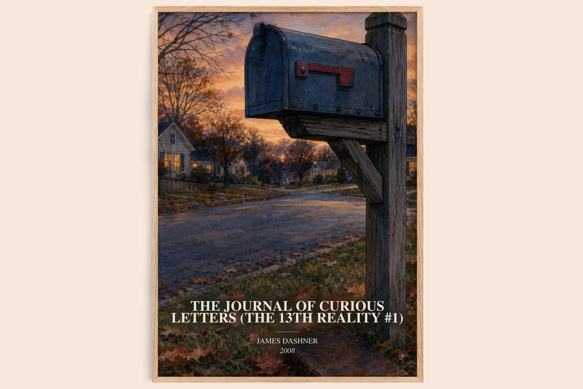The Journal of Curious Letters (The 13th Reality #1) Book Watercolour Illustration by James Dashner