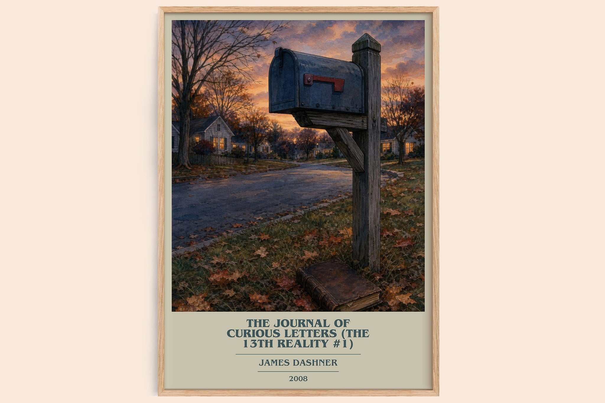 Journal of Curious Letters (The 13th Reality #1) Book Cover Poster by James Dashner