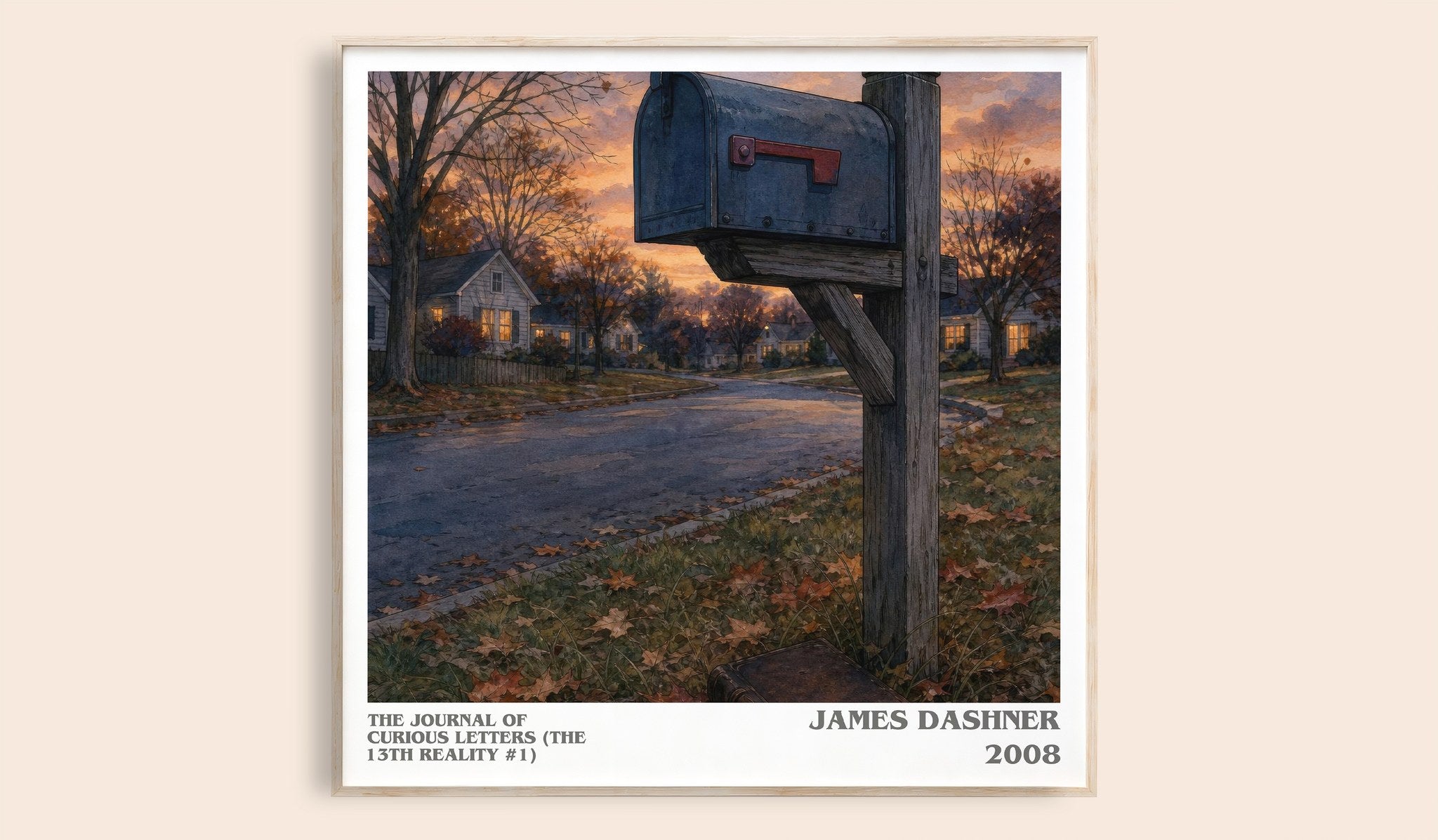 Journal of Curious Letters (The 13th Reality #1) Literary Art Print by James Dashner