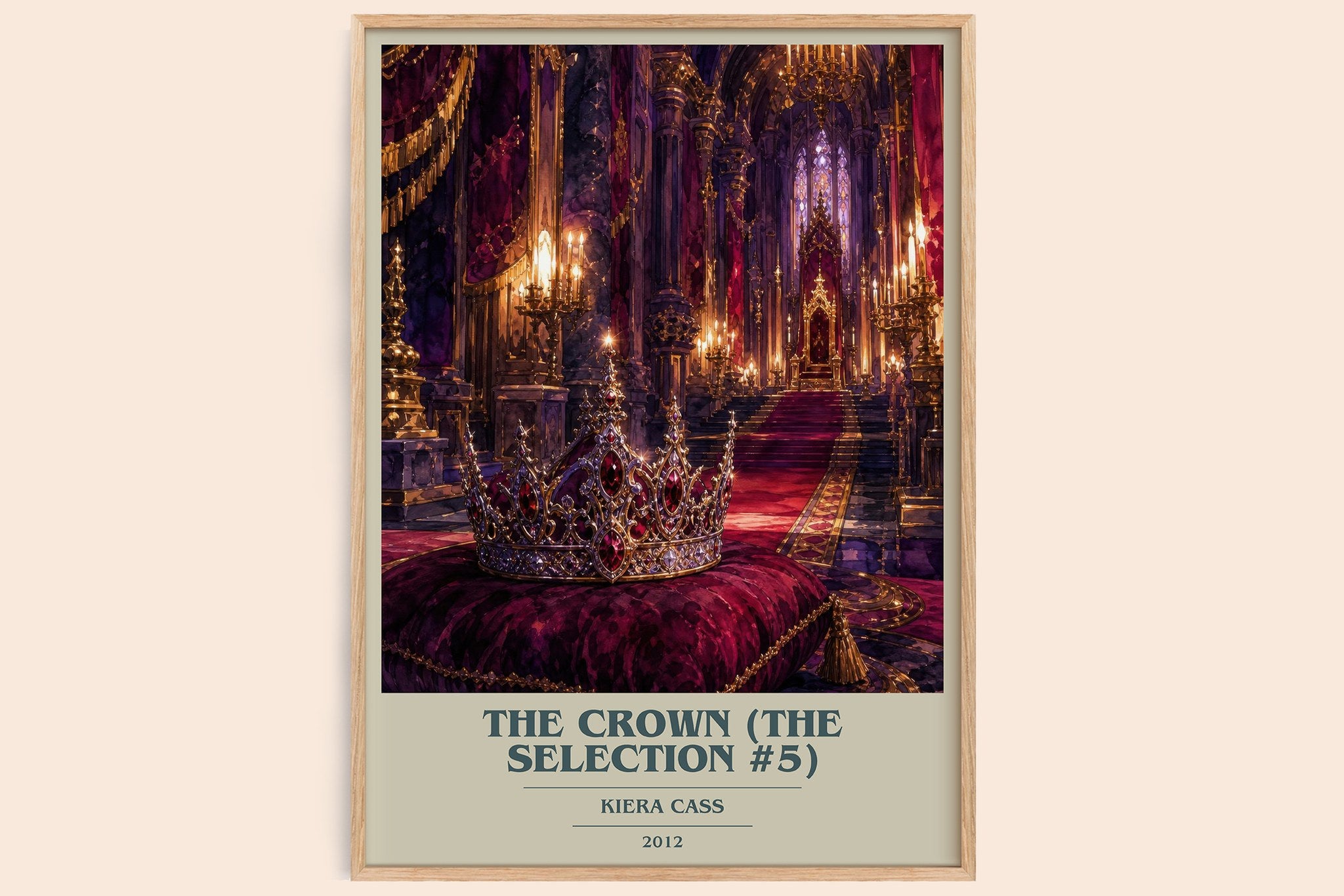 The Crown (The Selection #5) Book Cover Poster by Kiera Cass