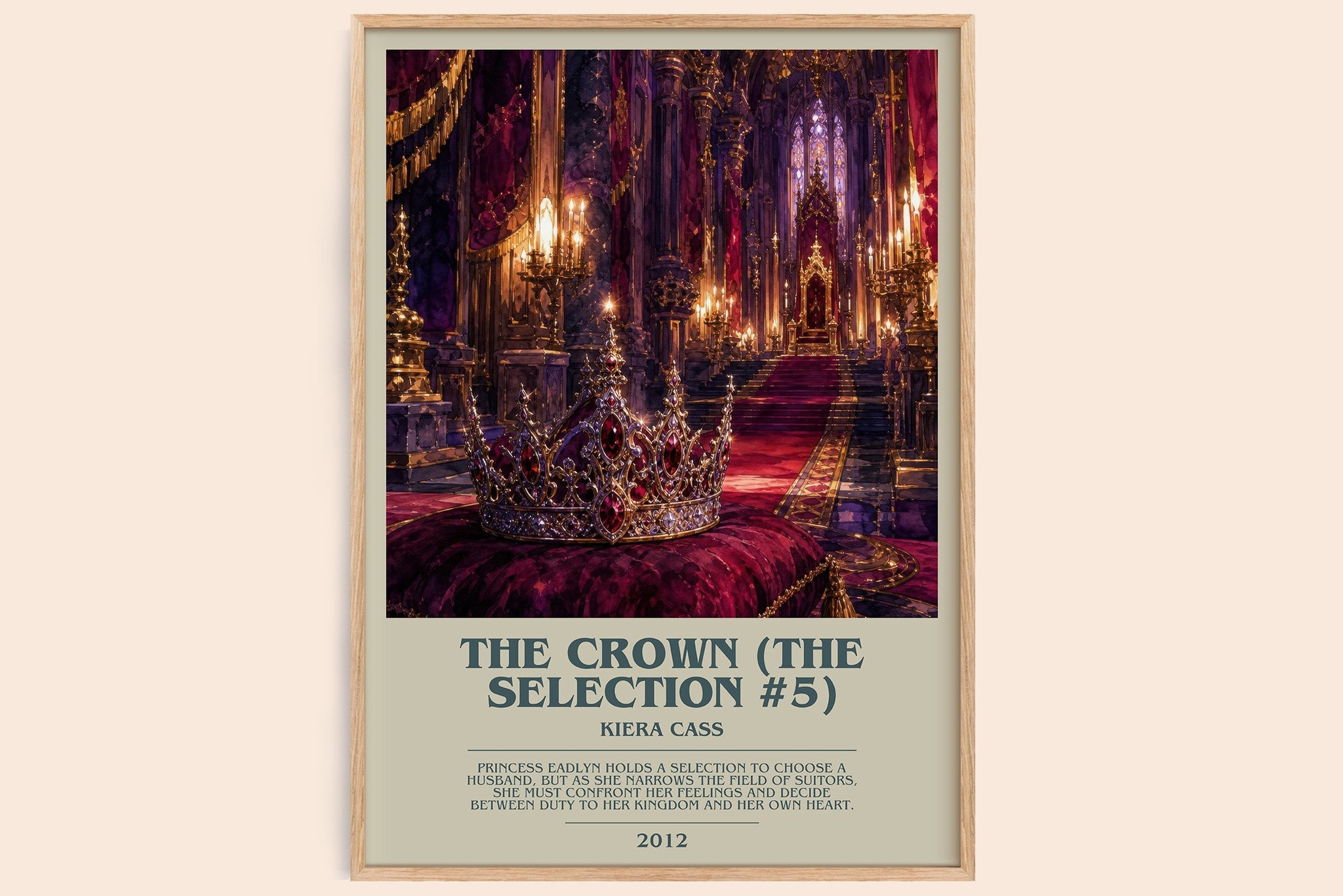 The Crown (The Selection #5) Bookish Wall Art by Kiera Cass