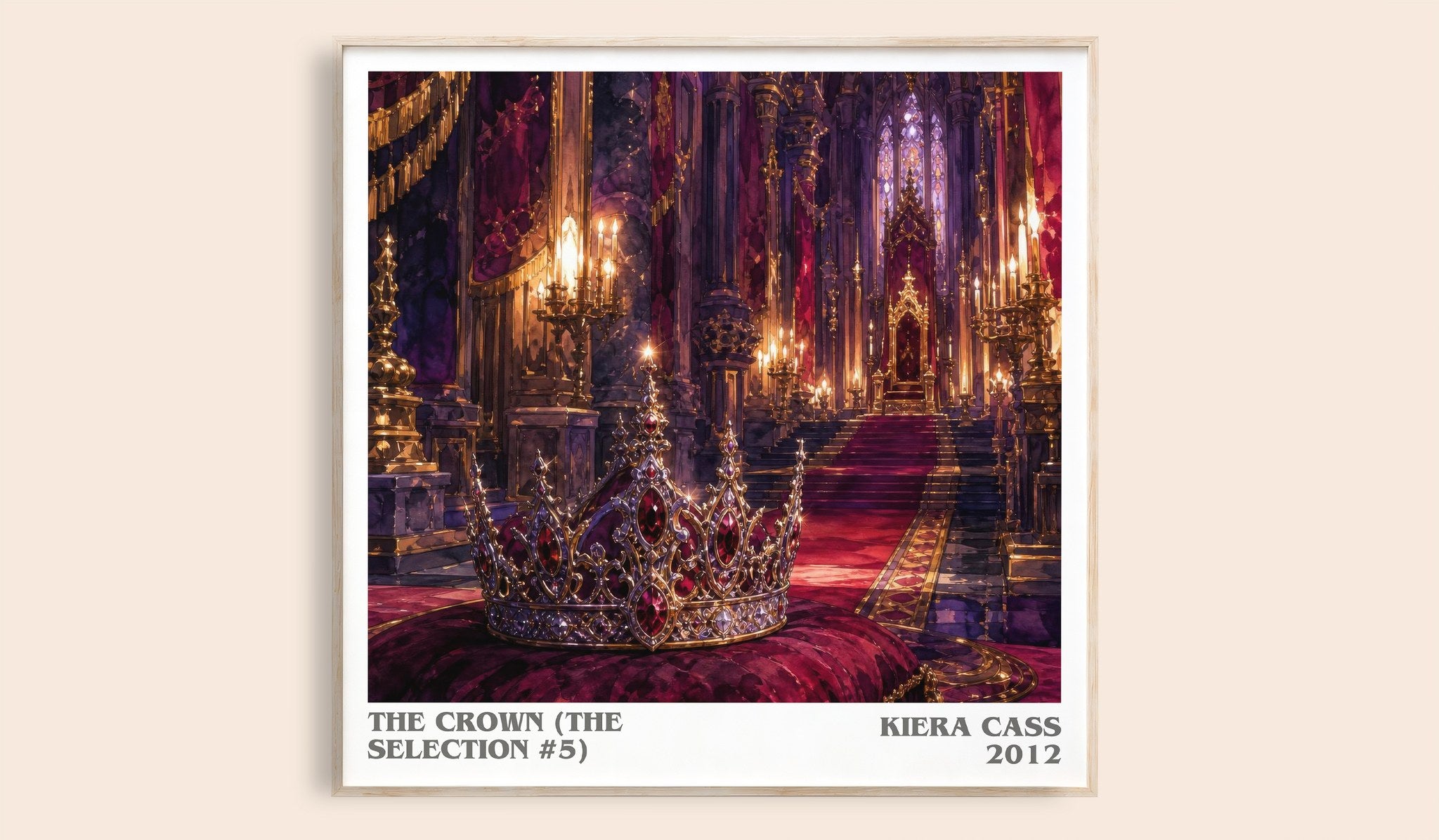 The Crown (The Selection #5) Literary Art Print by Kiera Cass