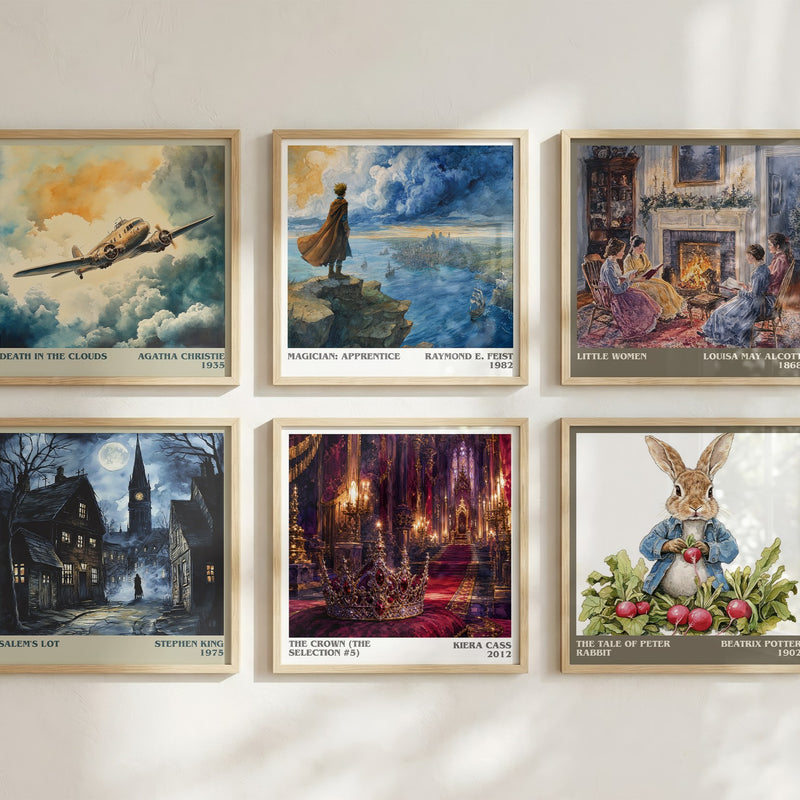 The Crown (The Selection #5) literary art print colour and style options – Kiera Cass book art