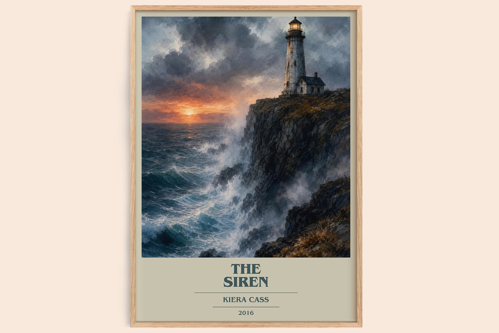 The Siren Book Cover Poster by Kiera Cass