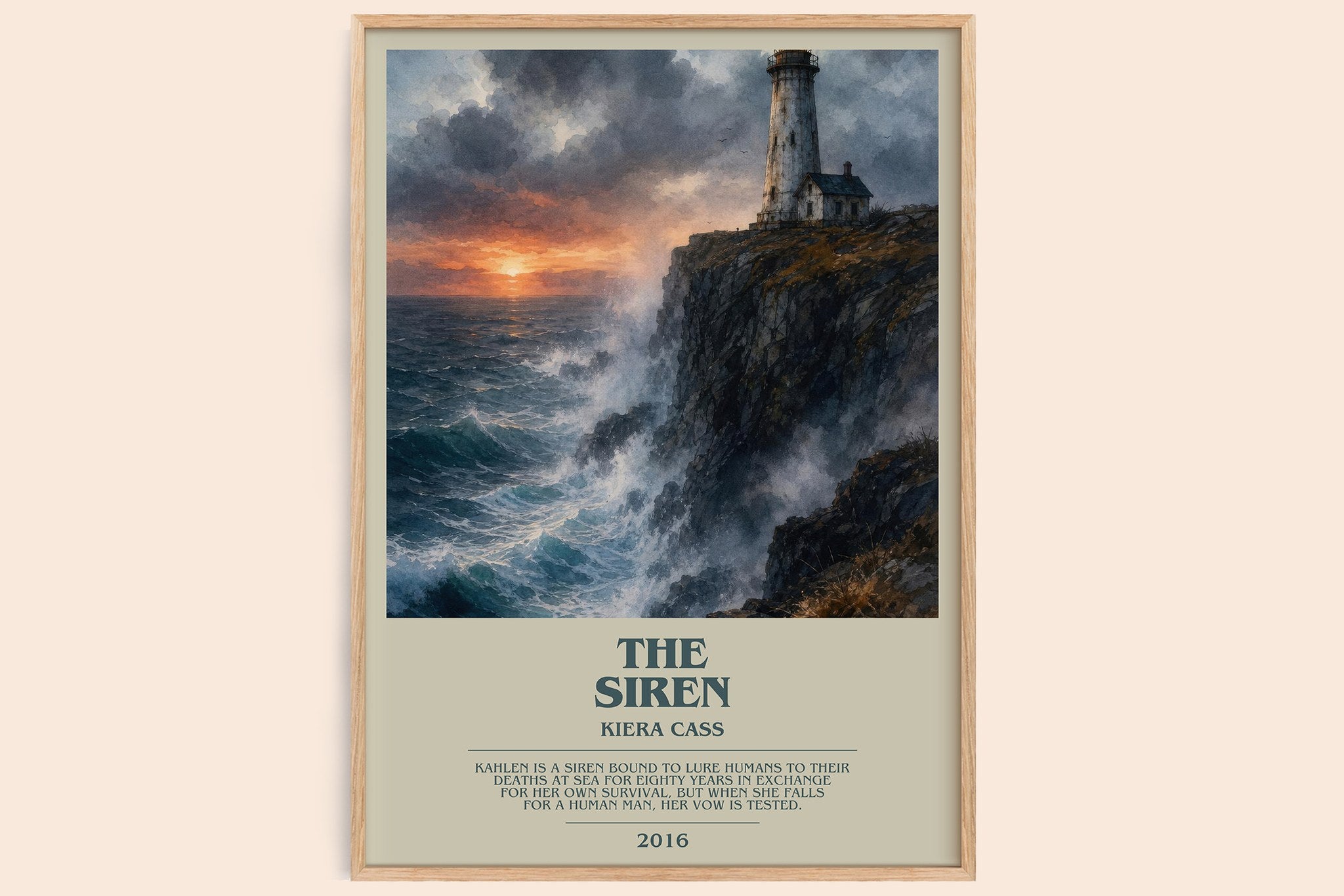 The Siren Bookish Wall Art by Kiera Cass
