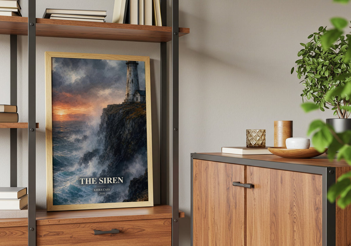 The Siren book watercolour illustration paper finish options – matte satin gloss